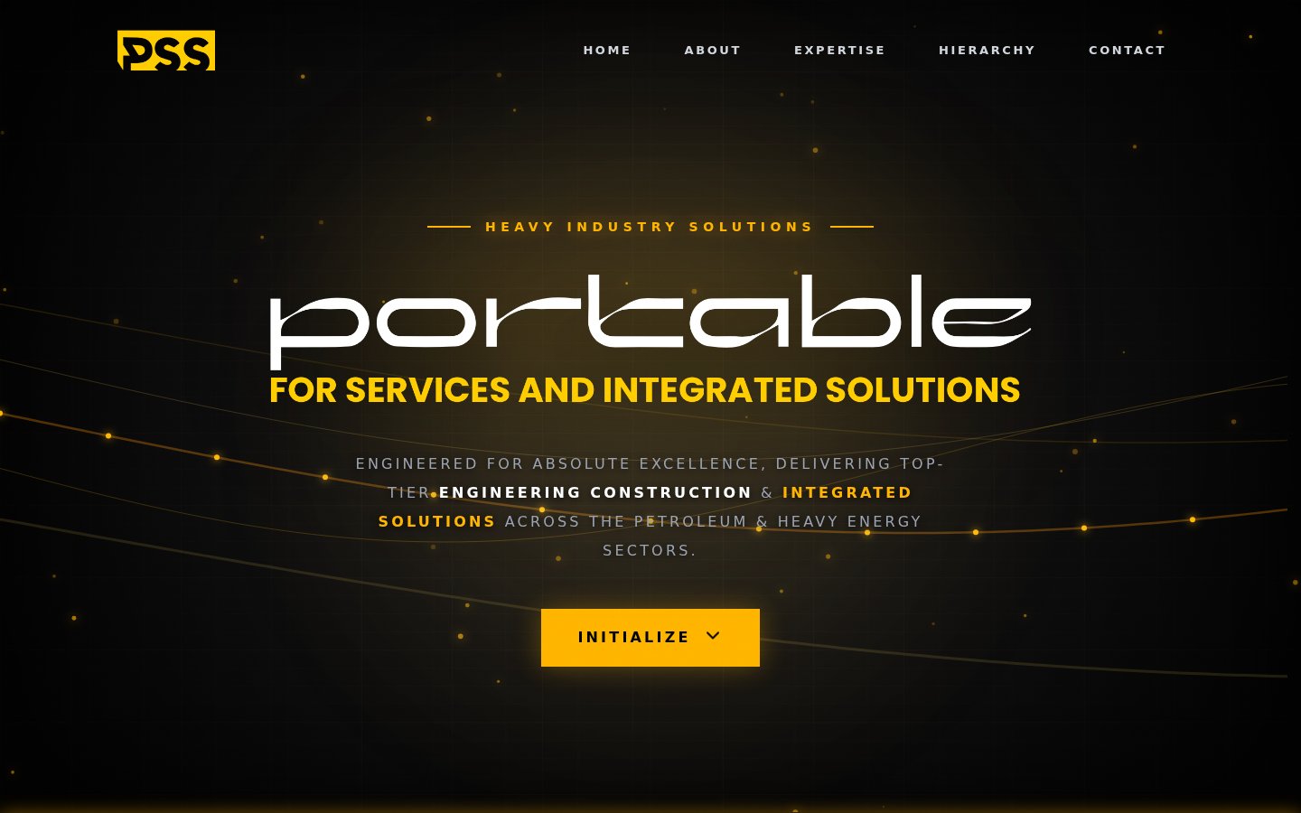 Portable website homepage